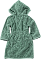 Kinder Bademantel, grün, Gr. 110/116 PUSBLU