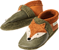 Lederschuhe mit Fuchs-Motiv, grün, Gr.22/23 ALANA
