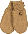 Handschuhe mit Wolle, braun, Gr. 62/68 Mikk-Line