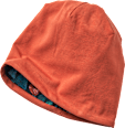 Mütze zum Wenden mit Waldtier-Motiv, blau & grün & orange, Gr. 54/55 ALANA
