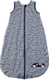 Kinder Schlafsack 2 TOG, 90 cm, mit Bio-Baumwolle, blau ALANA