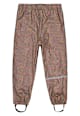 Regenhose gefüttert & mit Blumen-Muster, bunt, Gr. 110/116 Mikk-Line