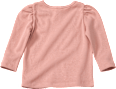 Langarmshirt in Waffel-Struktur, rosa, Gr. 104 ALANA