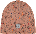 Mütze mit Blumen-Muster, rosa, Gr. 98/104 Mikk-Line
