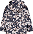Regenjacke mit Blumen-Muster, blau, Gr. 110/116 Mikk-Line