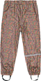 Regenhose gefüttert & mit Blumen-Muster, bunt, Gr. 98/104 Mikk-Line