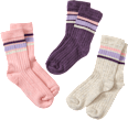 Socken mit Ripp-Struktur, rosa, Gr. 23/26 ALANA