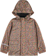 Regenjacke gefüttert & mit Blumen-Muster, bunt, Gr. 98/104 Mikk-Line