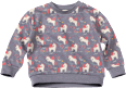 Sweatshirt mit Einhorn-Muster, grau, Gr. 104 ALANA