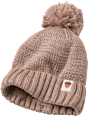 Mütze mit Bommel, beige, Gr. 46/47 ALANA
