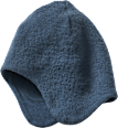 Mütze mit Bio-Schurwolle, blau, Gr. 54/55 ALANA
