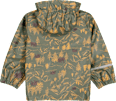 Regenjacke mit Wald-Muster, grün, Gr. 98/104 Mikk-Line