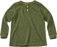 Langarmshirt in Waffel-Struktur, grün, Gr. 122 ALANA