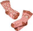 Thermosocken mit Regenbogen-Motiv, rosa, Gr. 23/26 PUSBLU