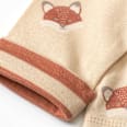 Langarmshirt mit Fuchs-Muster, braun, Gr. 74 ALANA