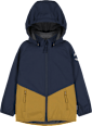 Softshelljacke mit abnehmbarer Kapuze, blau, Gr. 110/116 Mikk-Line