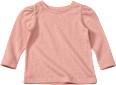 Langarmshirt in Waffel-Struktur, rosa, Gr. 104 ALANA