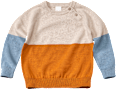 Pullover im Colourblocking-Design, bunt, Gr. 98 PUSBLU