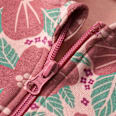 Sweatjacke mit Kapuze & Blumenmuster, rosa, Gr. 116 PUSBLU