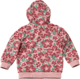 Sweatjacke mit Kapuze & Blumenmuster, rosa, Gr. 98 PUSBLU