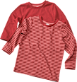 Langarmshirts, rot, Gr. 116 ALANA
