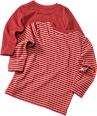 Langarmshirts, rot, Gr. 122 ALANA