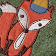 Lätzchen mit Fuchs-Motiv, grün ALANA