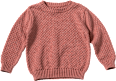 Pullover mit Struktur, rosa, Gr. 122 ALANA