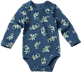 Body Langarm mit Drachen-Muster, blau, Gr. 74/80 ALANA