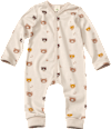Schlafanzug mit Bären-Muster, beige, Gr. 62/68 ALANA