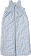 Schlafsack 2 TOG, mit Karo-Muster, blau, 100 cm ALANA