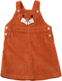 Kleid aus Cord mit Fuchs-Motiv, braun, Gr. 104 PUSBLU