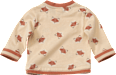 Langarmshirt mit Fuchs-Muster, braun, Gr. 74 ALANA