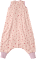 Schlafsack mit Beinen 2 TOG, mit Blumen-Muster, rosa, 100 cm ALANA