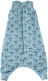 Schlafsack mit Beinen 3 TOG, mit Roboter-Muster, blau, 110 cm ALANA