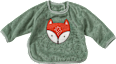 Ärmellätzchen mit Fuchs-Motiv, grün ALANA
