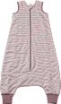 Schlafsack mit Beinen 2 TOG, mit Ringel-Muster, rosa, 110 cm ALANA