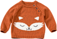 Pullover mit Fuchs-Motiv, braun, Gr. 80 PUSBLU