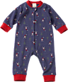 Schlafanzug mit Wichtel-Muster, blau & rot, Gr. 74/80 ALANA