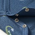 Body Langarm mit Drachen-Muster, blau, Gr. 74/80 ALANA