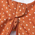 Schlafsack 3 TOG, mit Punkten, braun, 80 cm ALANA