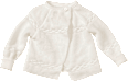 Strickjacke, weiß, Gr. 62/68 ALANA
