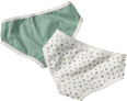 Slips, grün + weiß, Gr. 104 ALANA