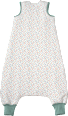 Schlafsack mit Beinen 3 TOG, mit Punkte-Muster, weiß, 100 cm ALANA