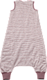 Schlafsack mit Beinen 2 TOG, mit Ringel-Muster, rosa, 110 cm ALANA