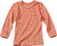 Unterhemd Langarm aus Bio-Baumwolle, Bio-Wolle und Seide, orange, Gr. 86 ALANA