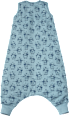 Schlafsack mit Beinen 3 TOG, mit Roboter-Muster, blau, 110 cm ALANA