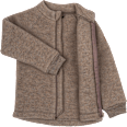 Jacke mit Merinowolle, braun, Gr. 98/104 Mikk-Line