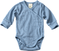 Wickelbody mit Mitwachsfunktion, blau, Gr. 50/56 ALANA