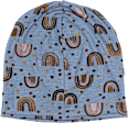 Mütze mit Regenbogen-Muster, blau, Gr. 98/104 Mikk-Line